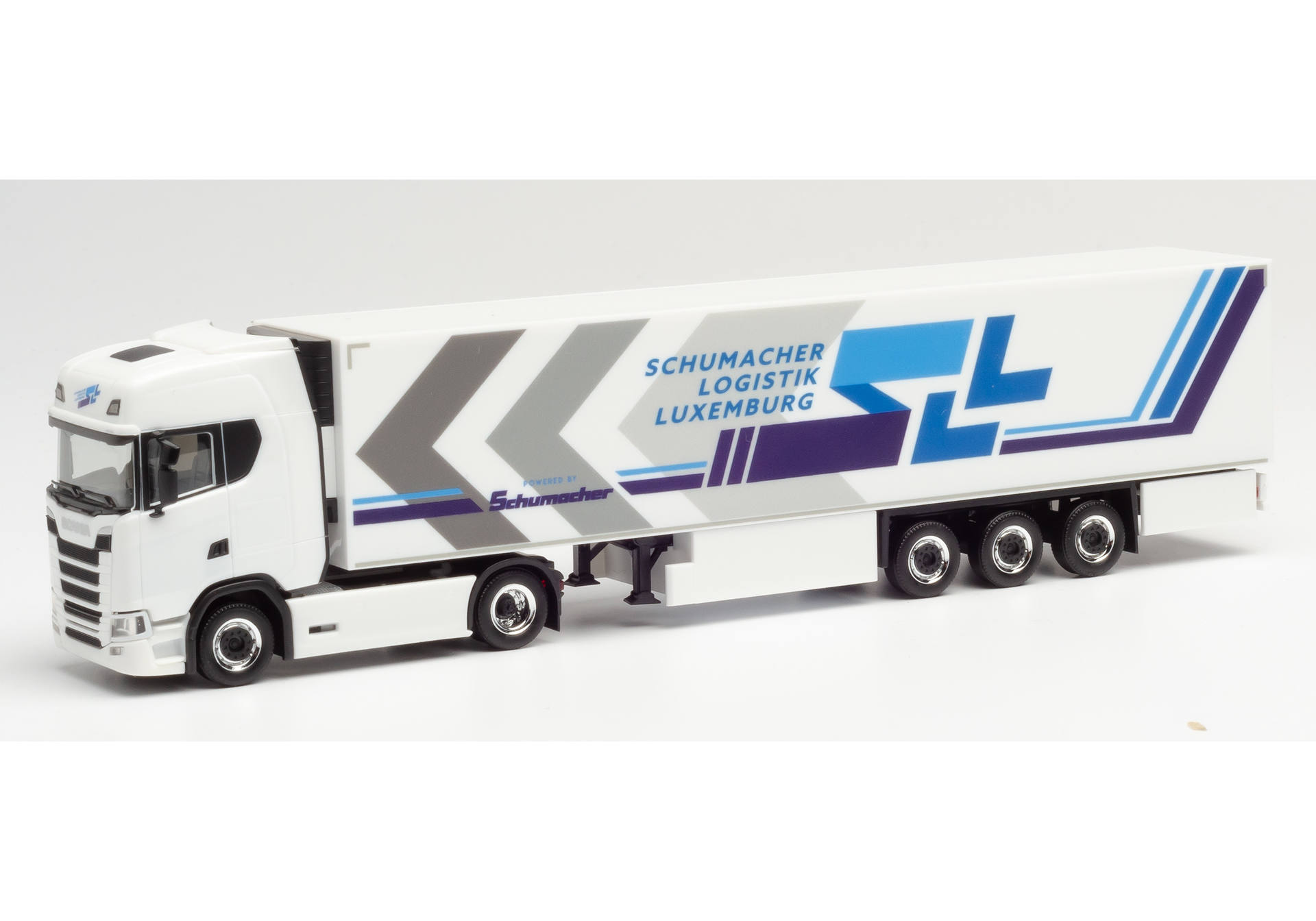 Herpa Scania Cs Hd K Hlkoffer Sattelzug Sll Schumacher Logistik