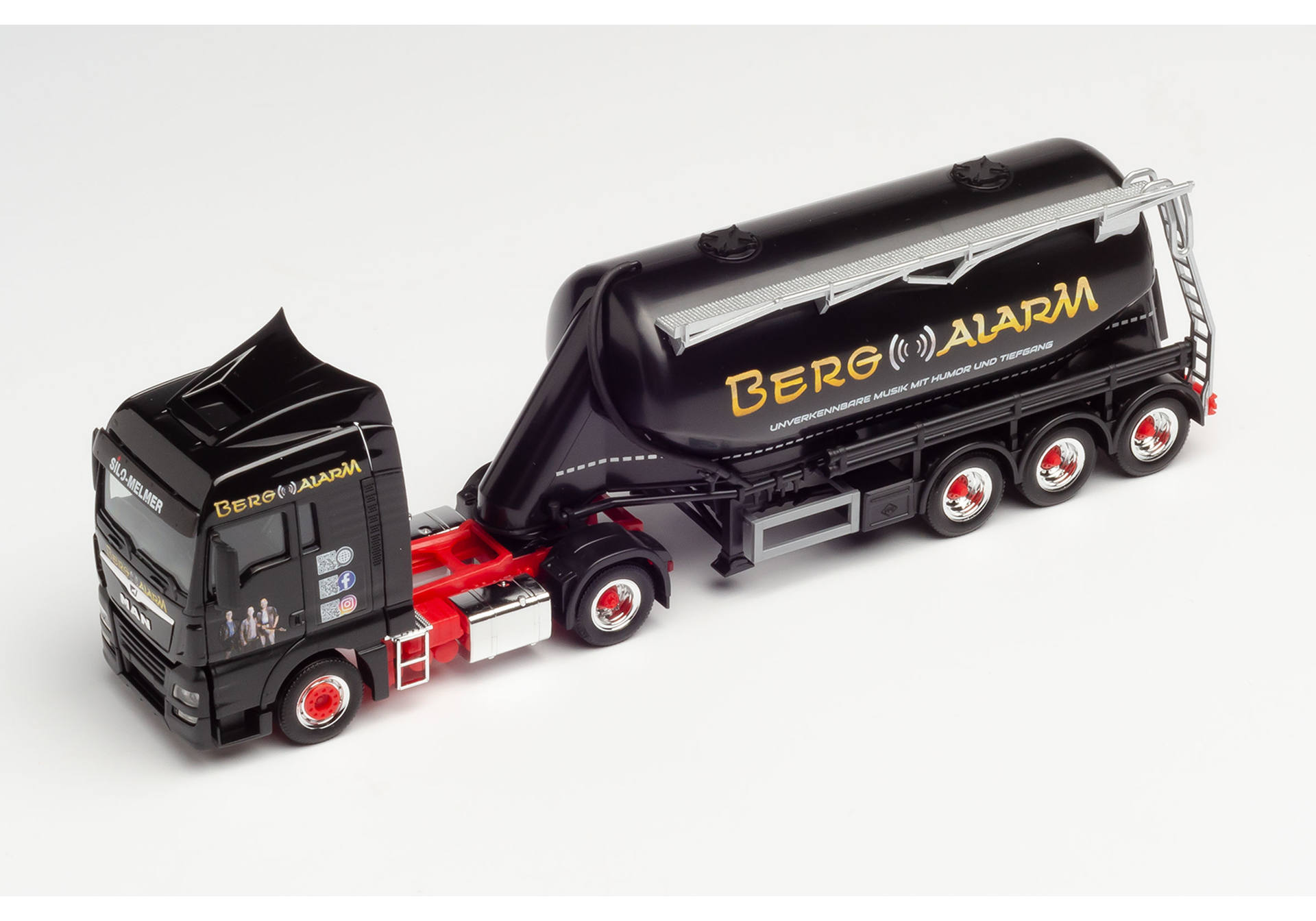 Herpa Man Tgx Xlx Euro C Eutersilo Sattelzug Silo Melmer Bergalarm