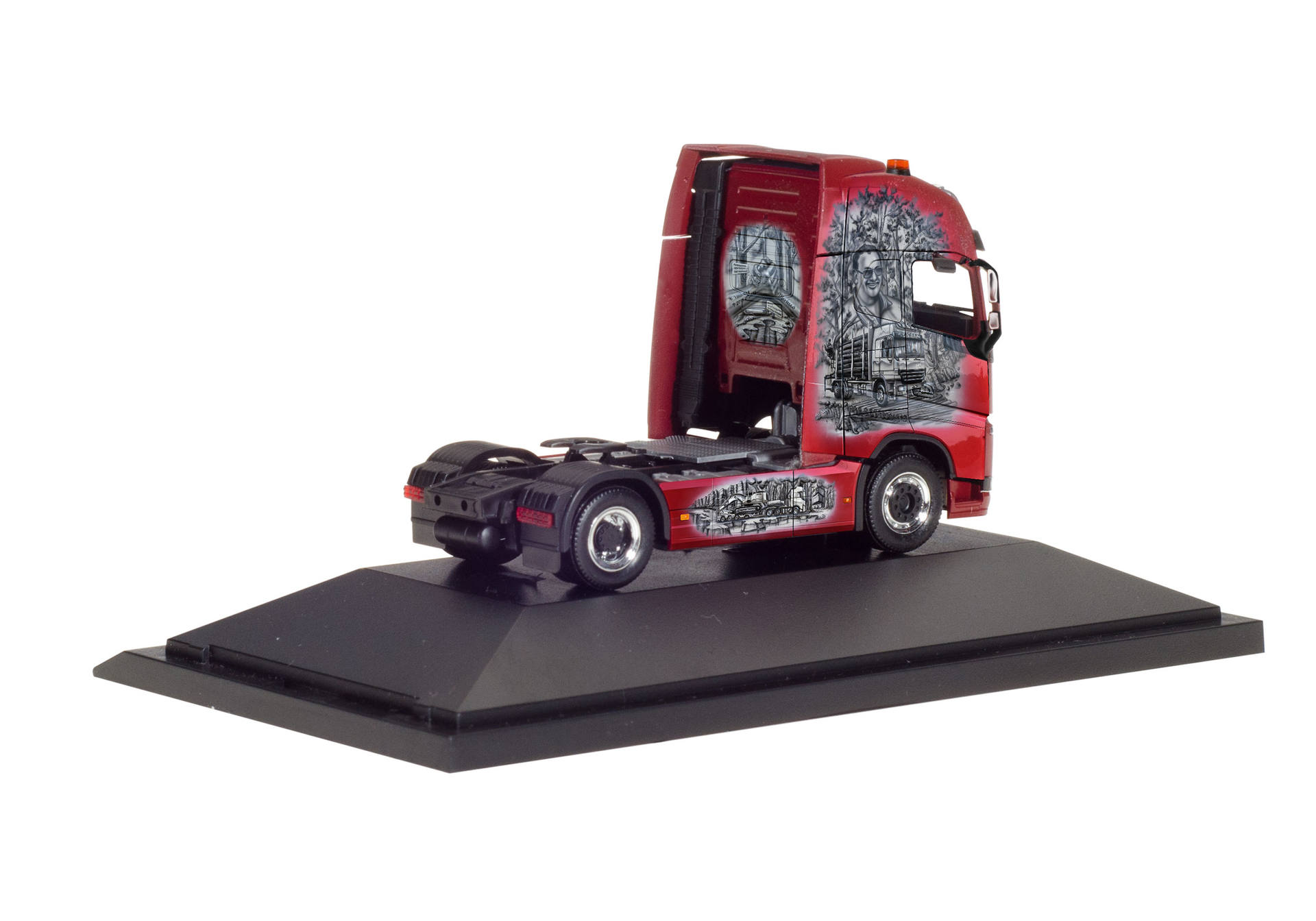 Herpa Volvo Fh Gl Xl Rigid Tractor Sht Transporte