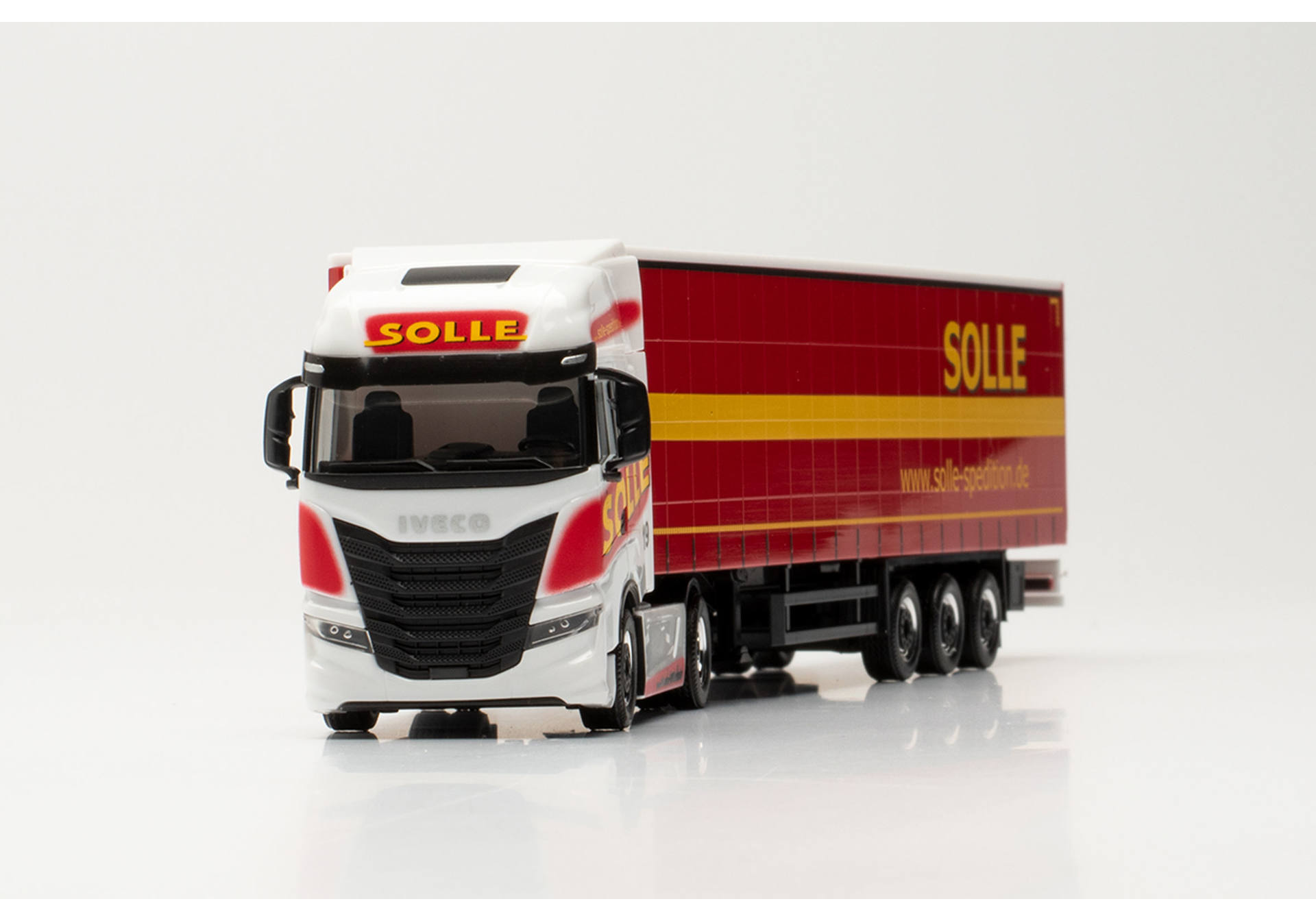 Herpa Iveco S Way Gardinenplanen Sattelzug Solle Nordrhein Westfalen