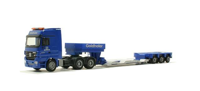 Herpa Mercedes Benz Actros Lh Tieflade Sattelzug Goldhofer