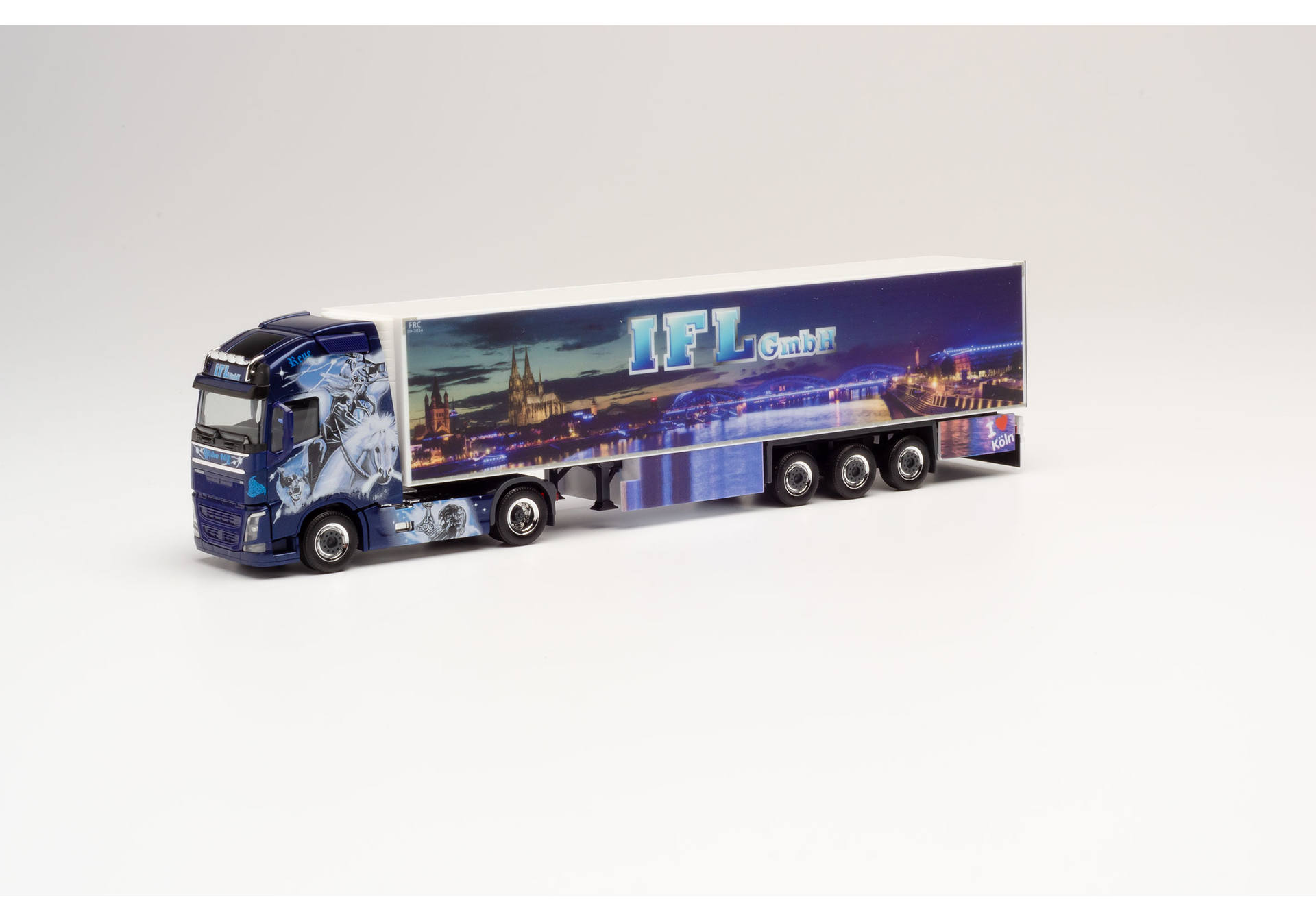 Herpa Volvo Fh Gl Xl K Hlkoffer Sattelzug Ifl K Ln Nordrhein