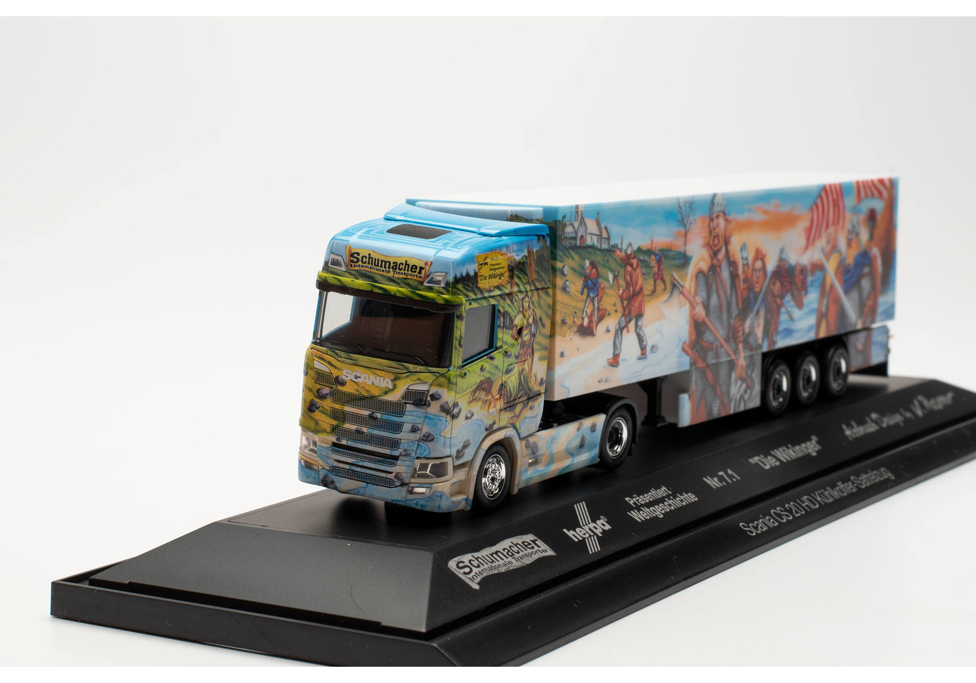 Herpa Scania Cs Hd K Hlkoffer Sattelzug Herpa Weltgeschichte Nr