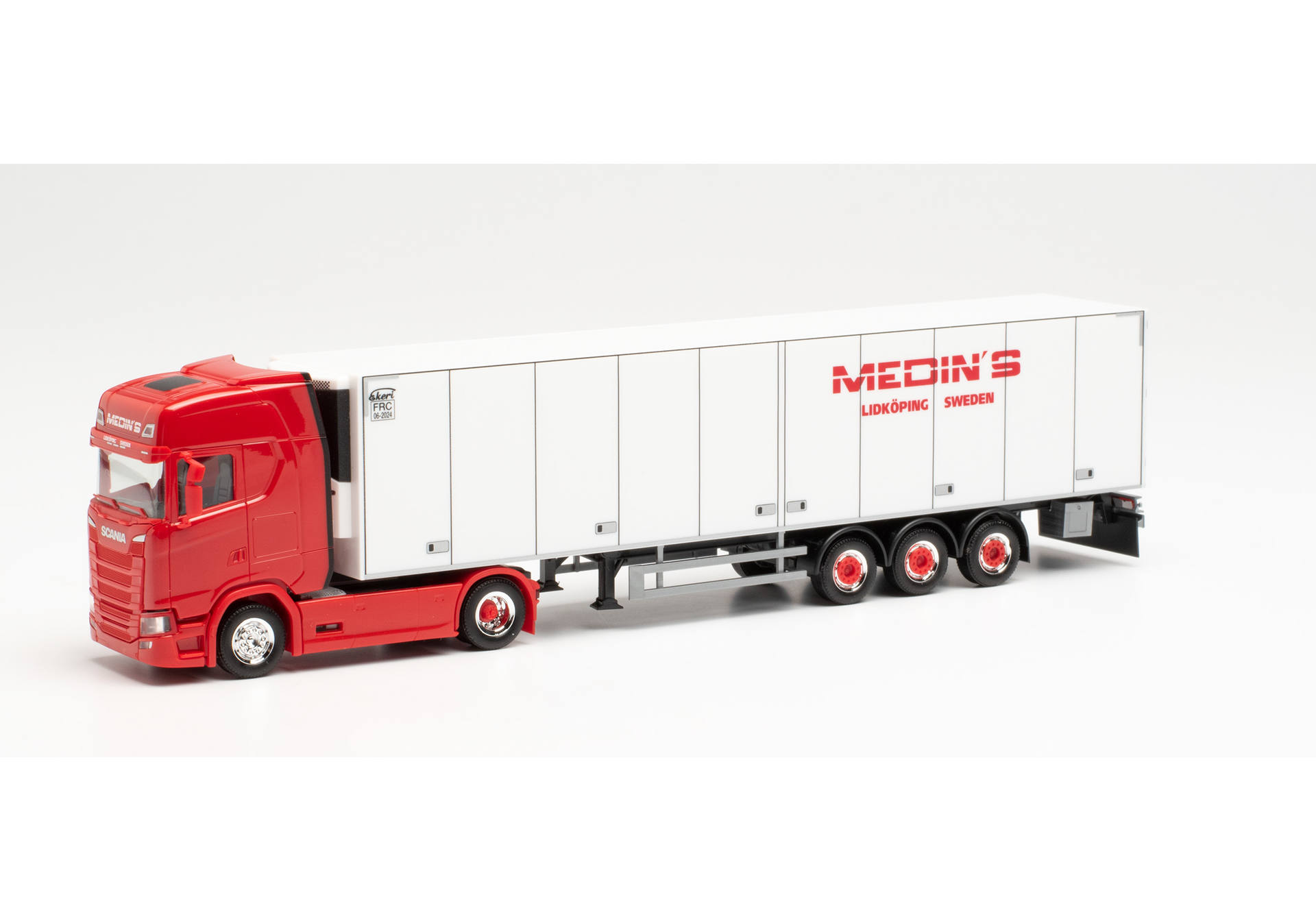 Herpa Scania Cs Hd K Hlkoffer Sattelzug Medin S