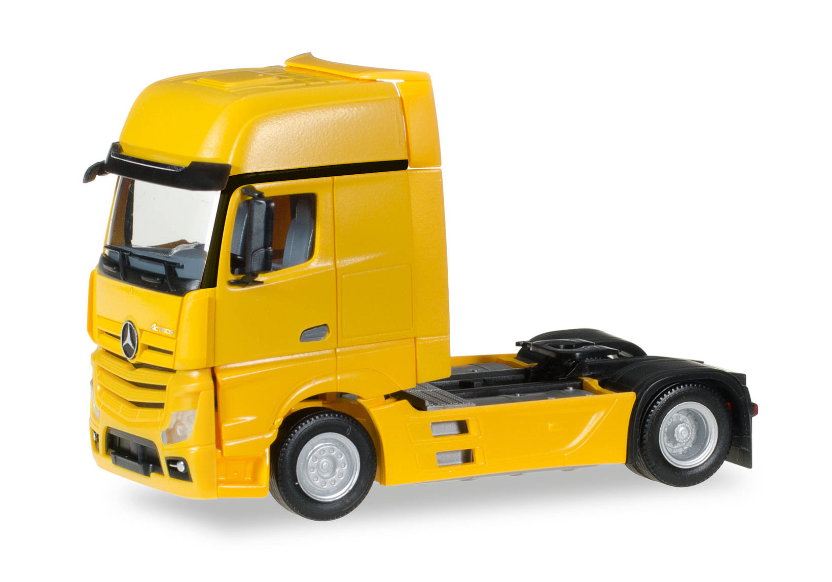 Herpa Mercedes Benz Actros Gigaspace Solo Zugmaschine Verkehrsgelb