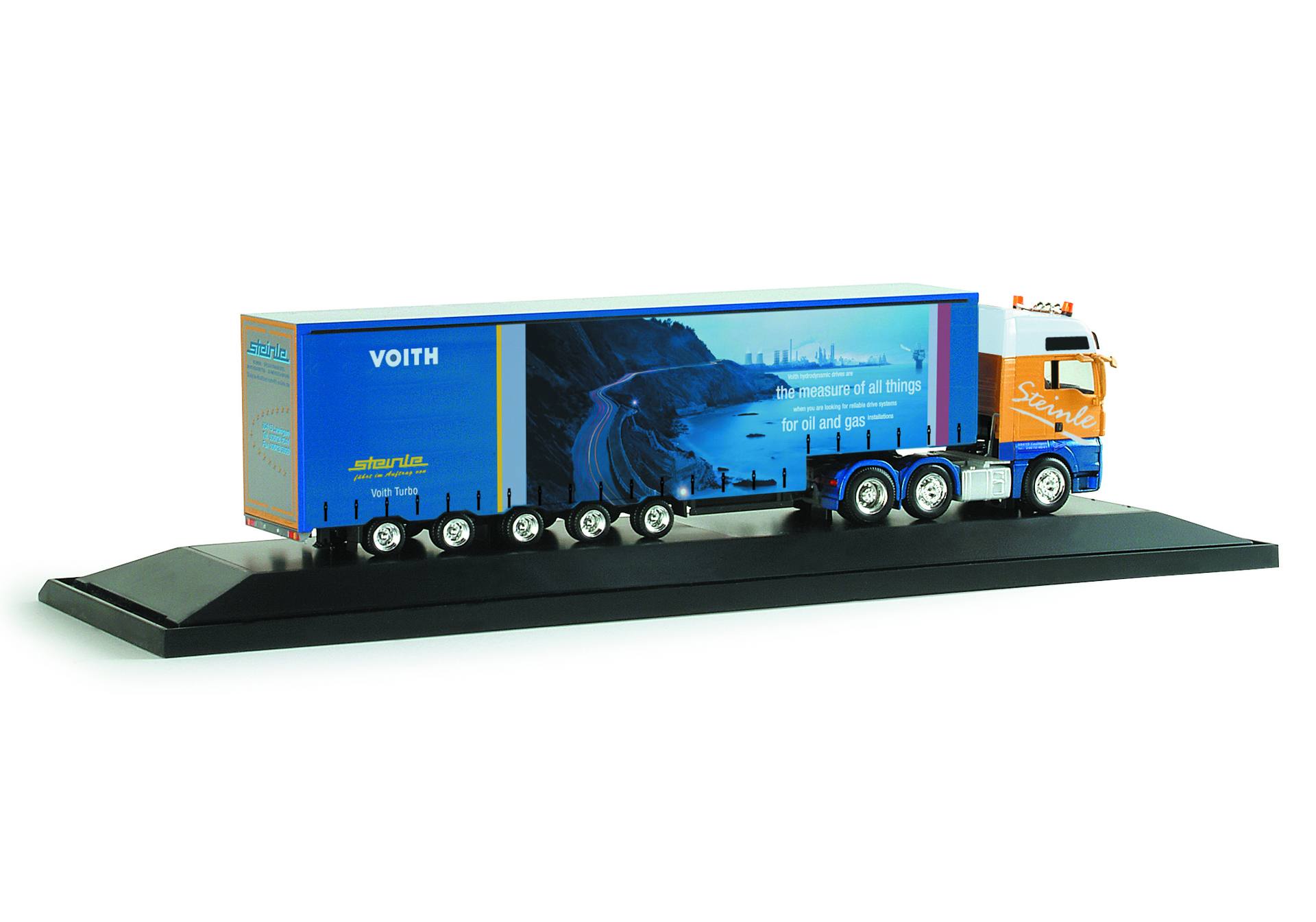 Herpa Man Tgx Xxl Volume Semitrailer Steinle Voith