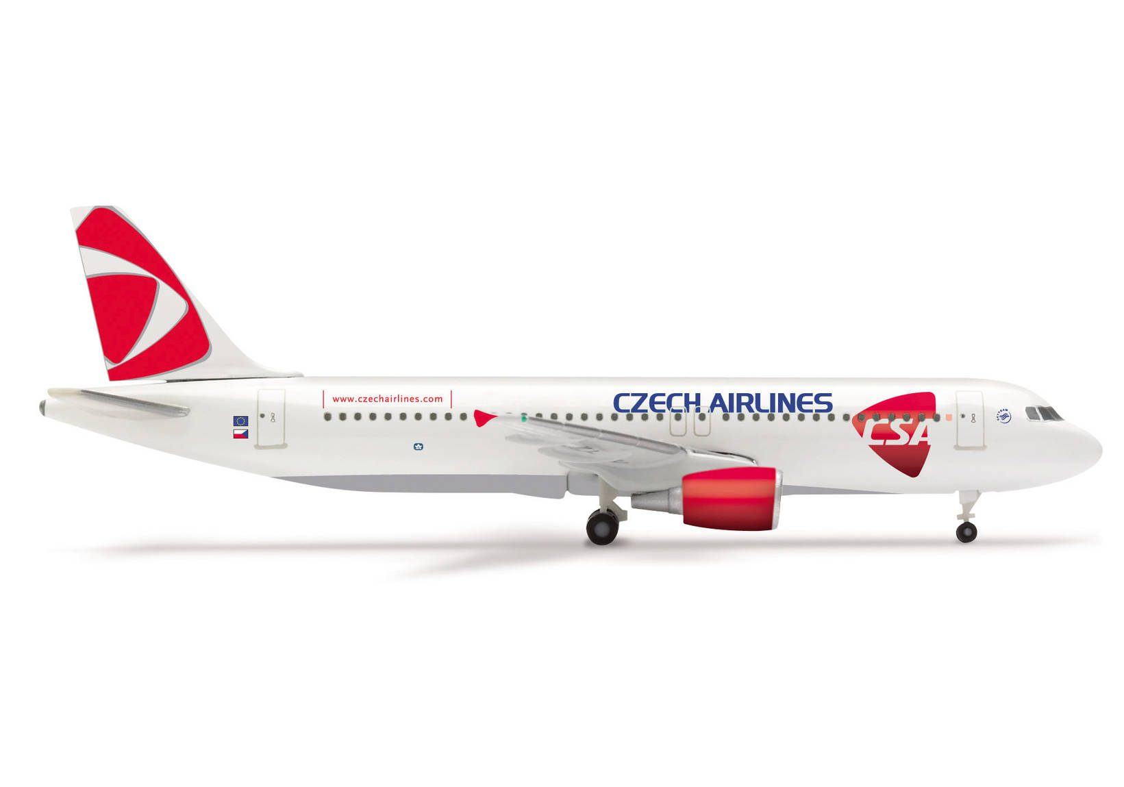 Herpa CSA Czech Airlines Airbus A320 New Color 509565