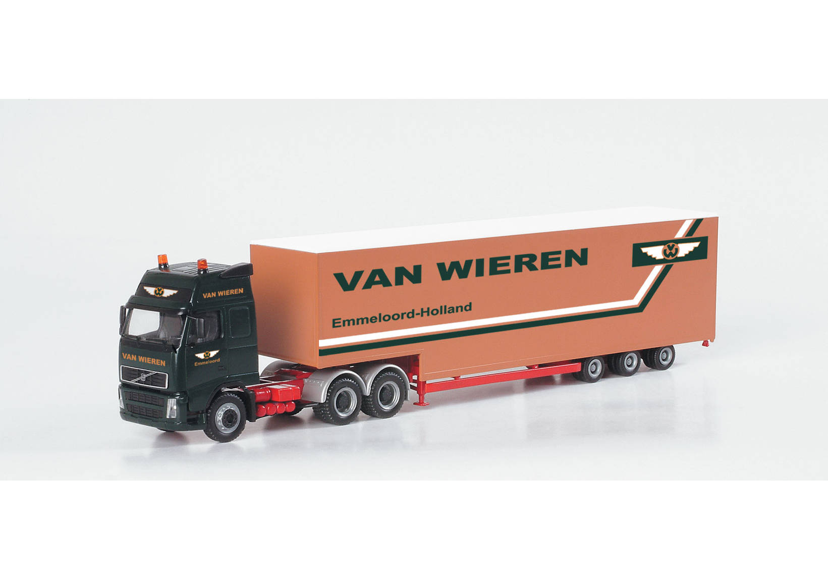 Herpa Volvo Fh Gl Jumbo Semitrailer Van Wieren Nl