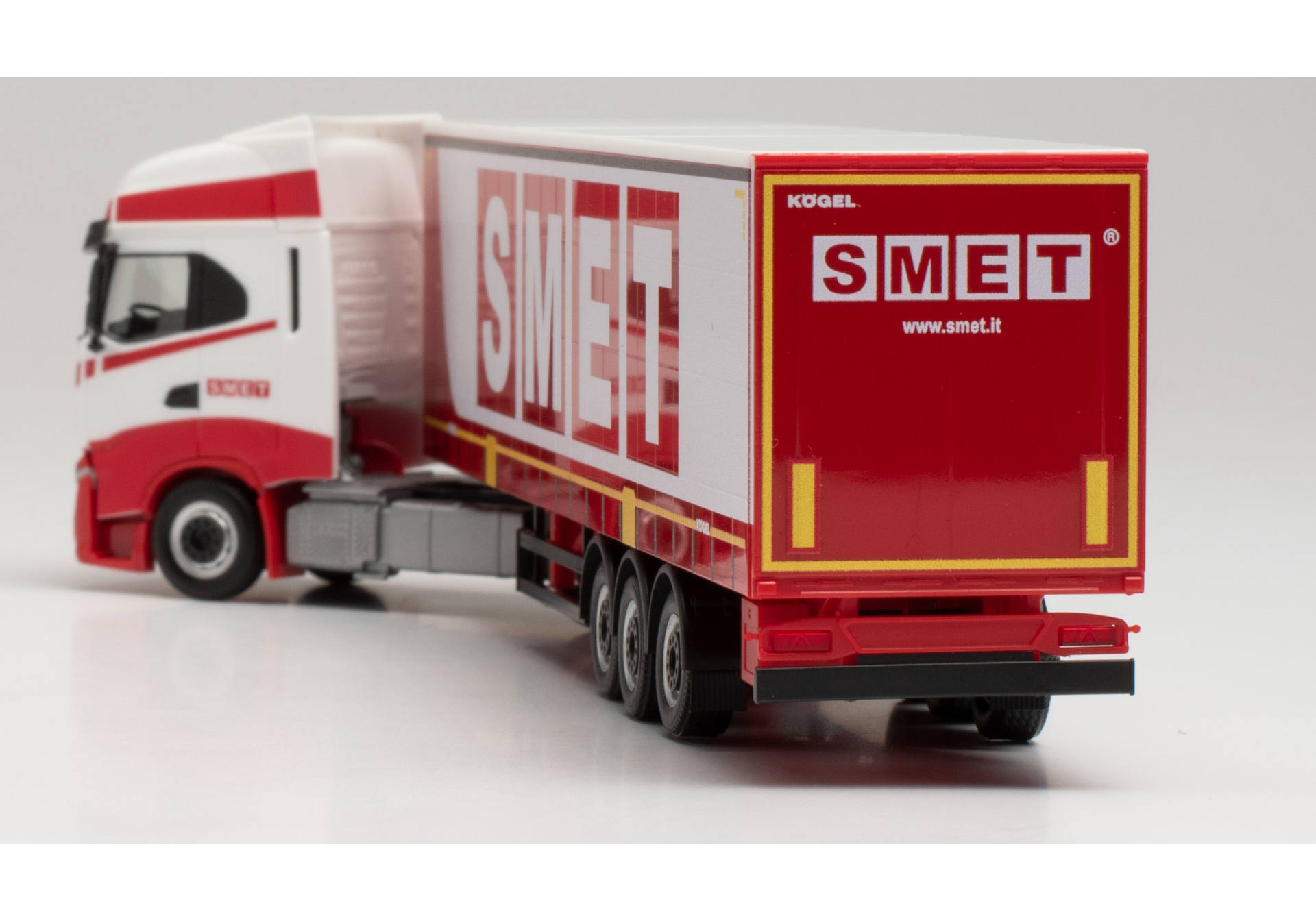 Herpa Iveco S Way Gardinenplanen Sattelzug Smet 313650