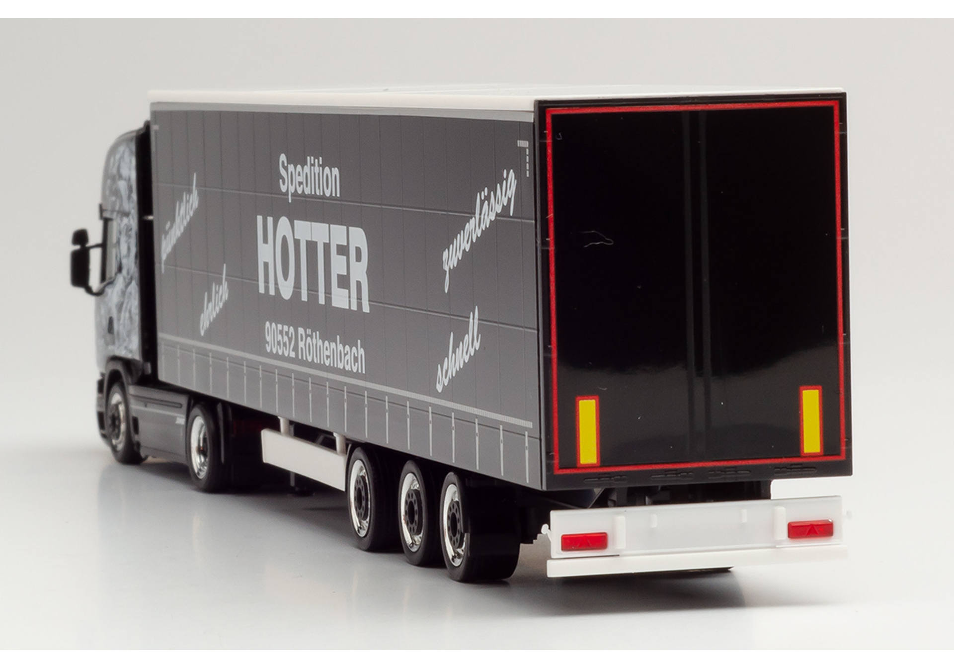 Herpa Scania Tl Lowliner Gardinenplanen Sattelzug Hotter