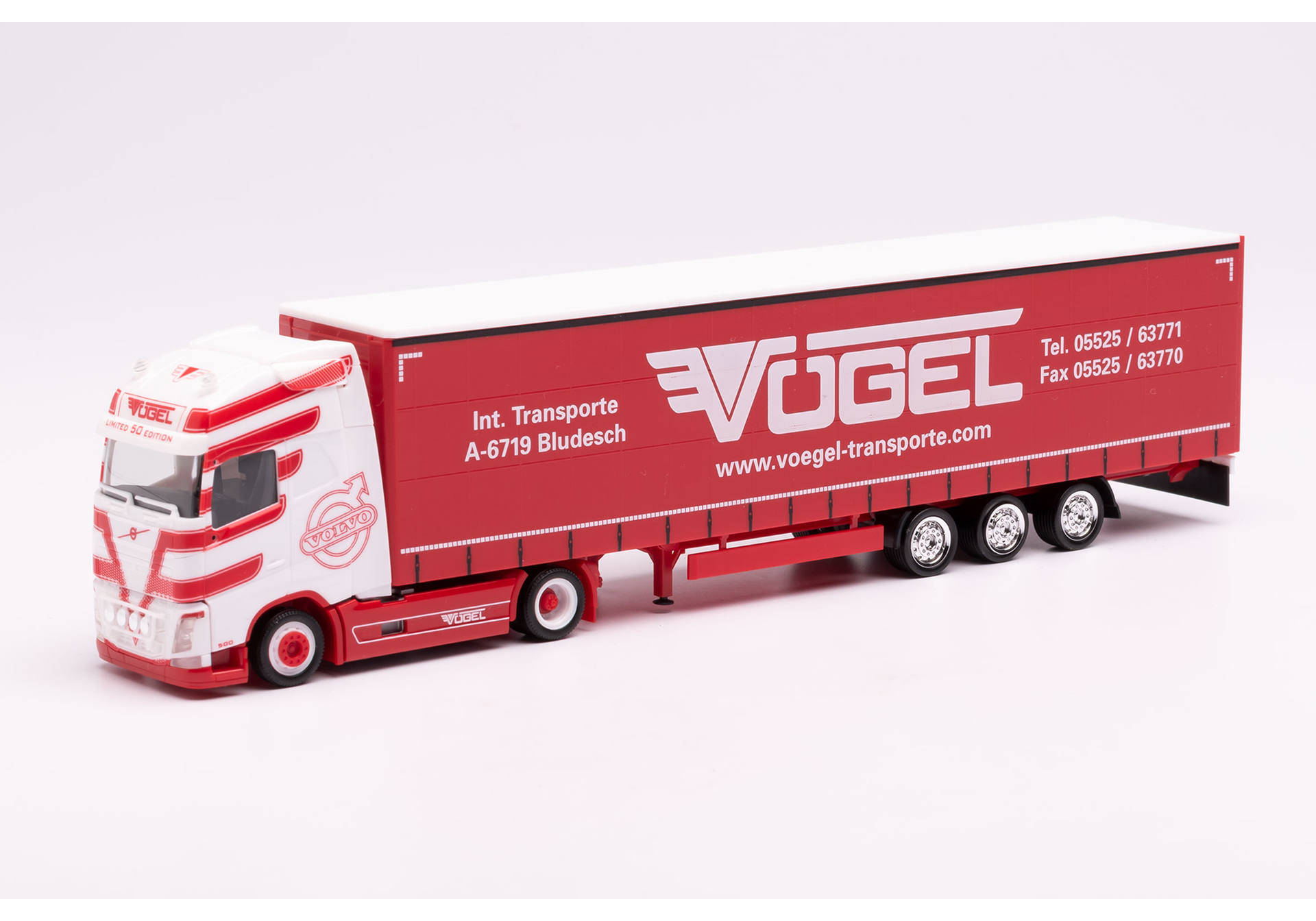 Herpa Volvo FH Gl XL Lowliner Sattelzug Vögel 312486