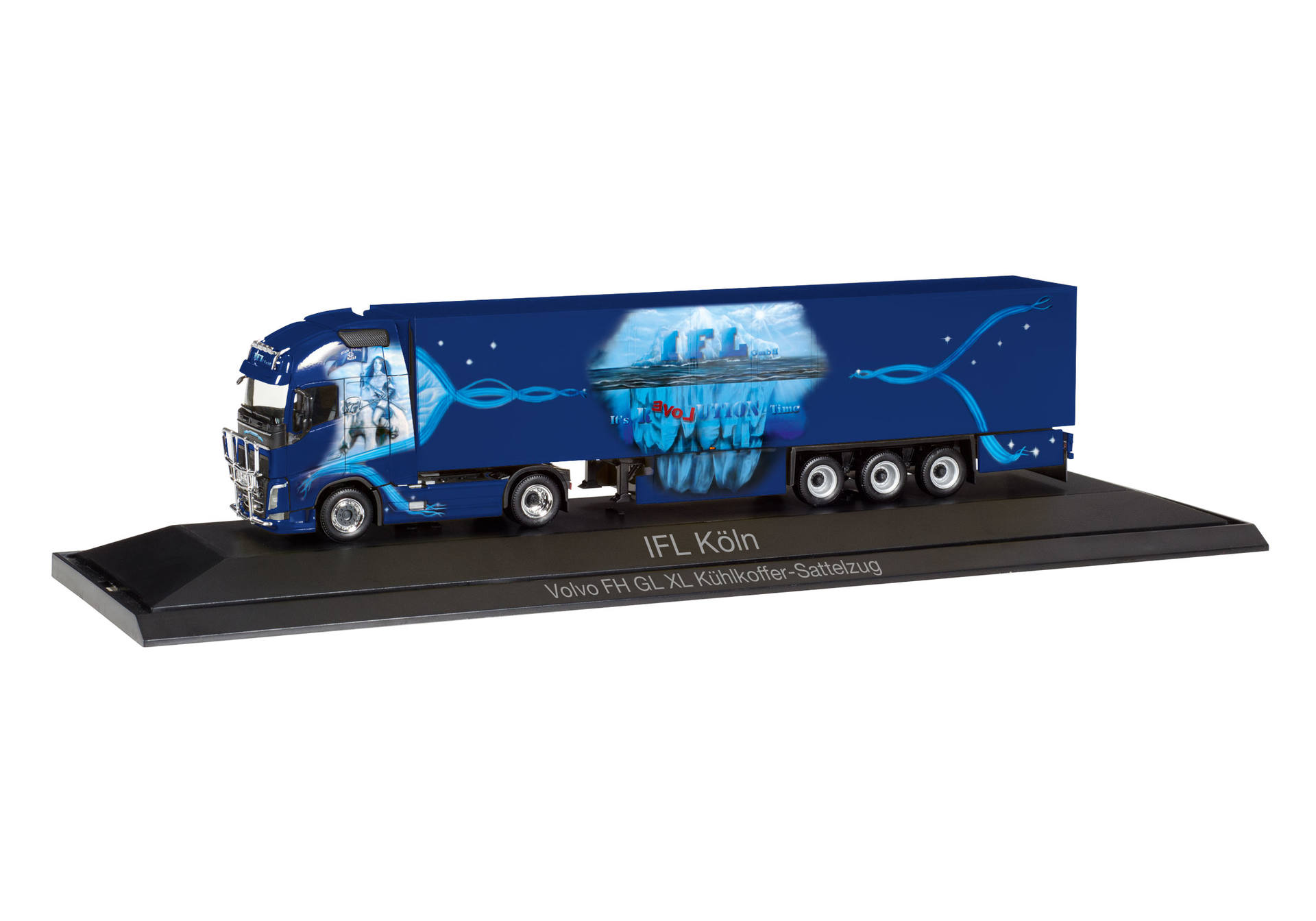 Herpa Volvo FH Gl XL Kühlkoffer Sattelzug IFL Köln 121798