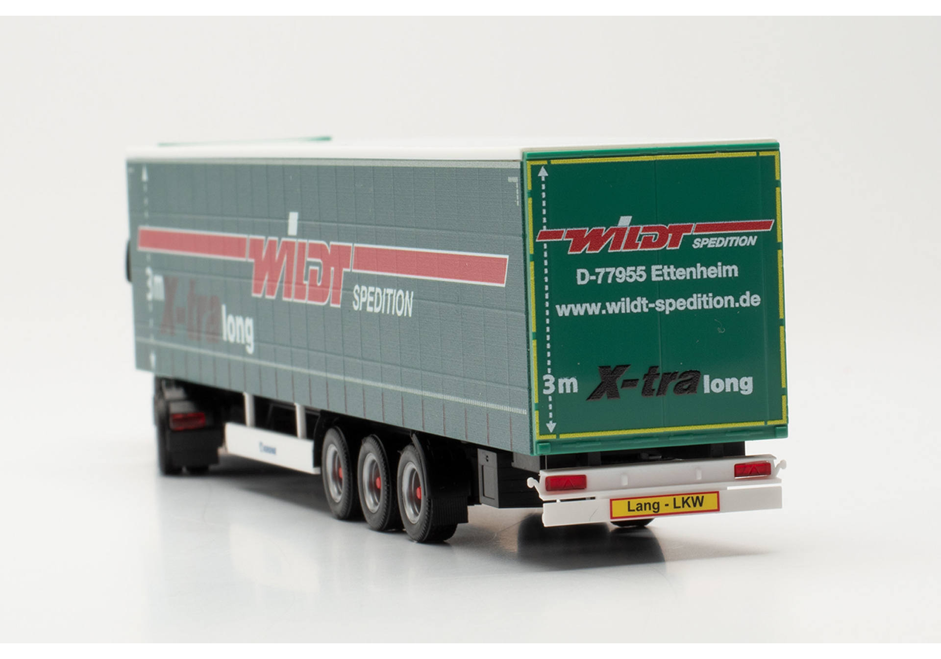 Herpa Iveco S Way LNG Gardinenplanen Sattelzug 15 M Wildt 314947