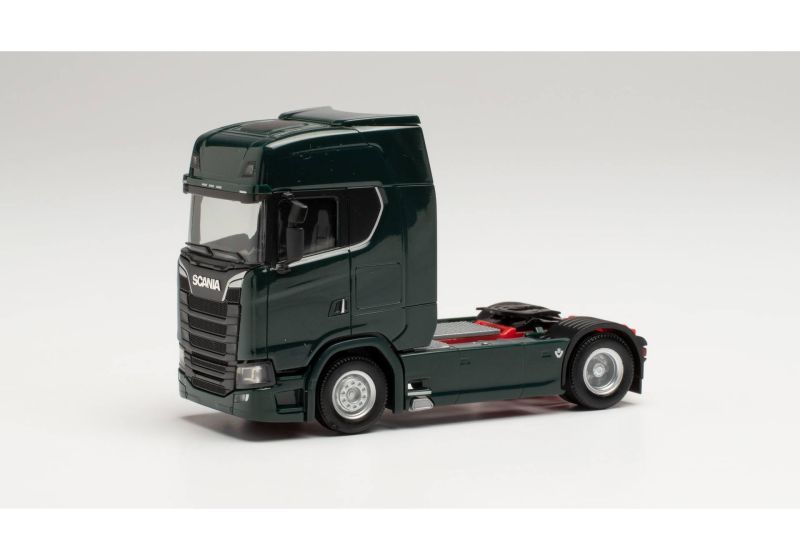 Herpa Scania CS HD V Zugmaschine dunkelgrün