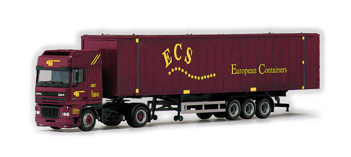 DAF 95 XF SSC container saddle train 48ft. 2a/3a