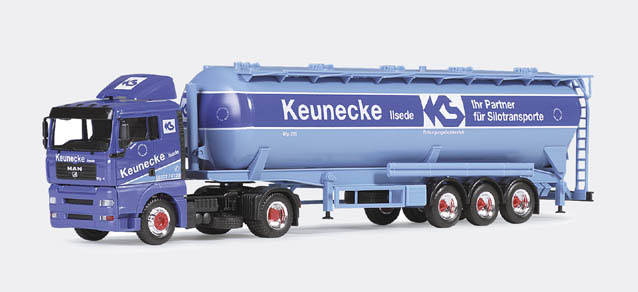 MAN TGA XL bulk semitrailer 60m³ "Keunecke"