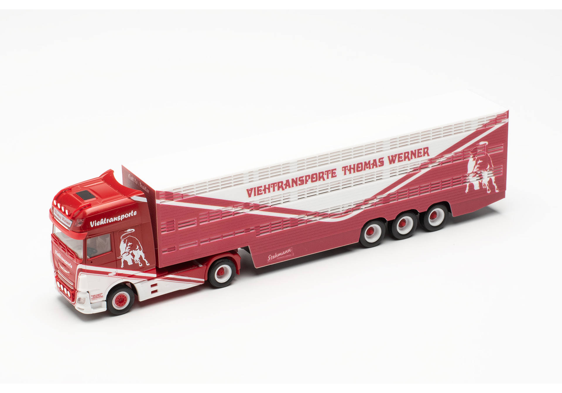 DAF XF SSC Viehtransporter-Sattelzug "Thomas Werner" (Mecklenburg-Vorpommern/Woldegk)