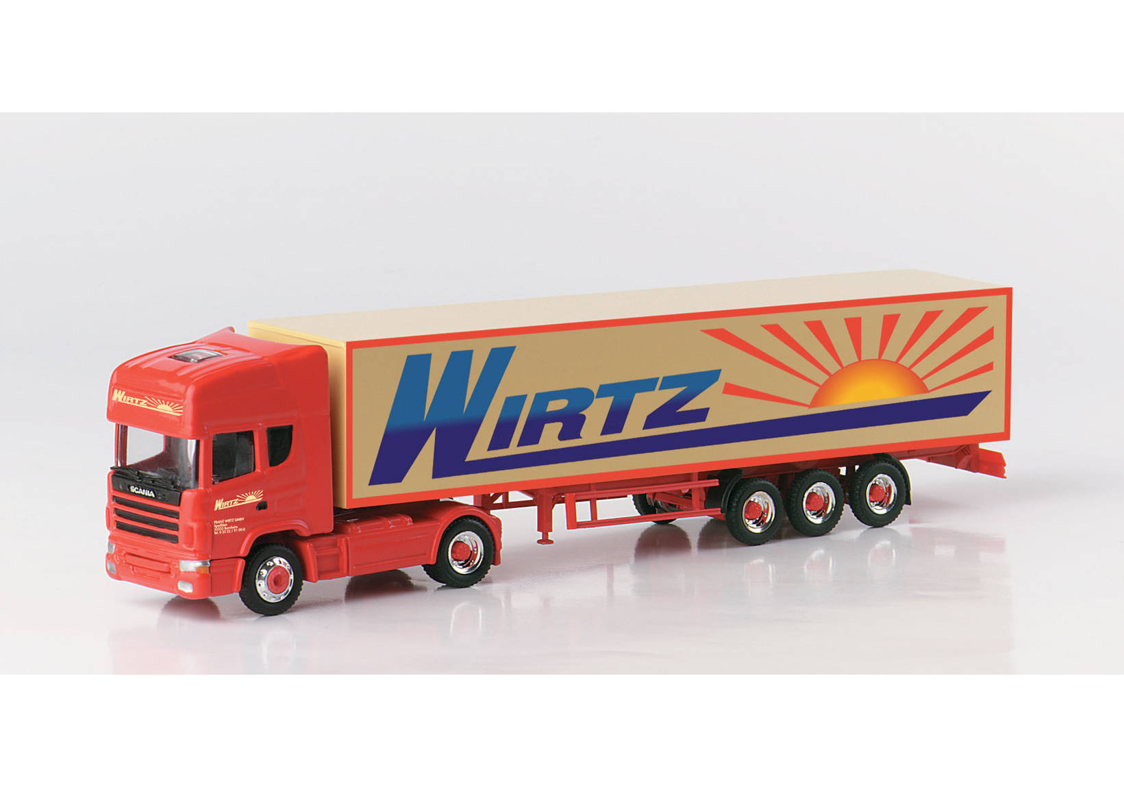 Scania TL box semitrailer "Wirtzl"