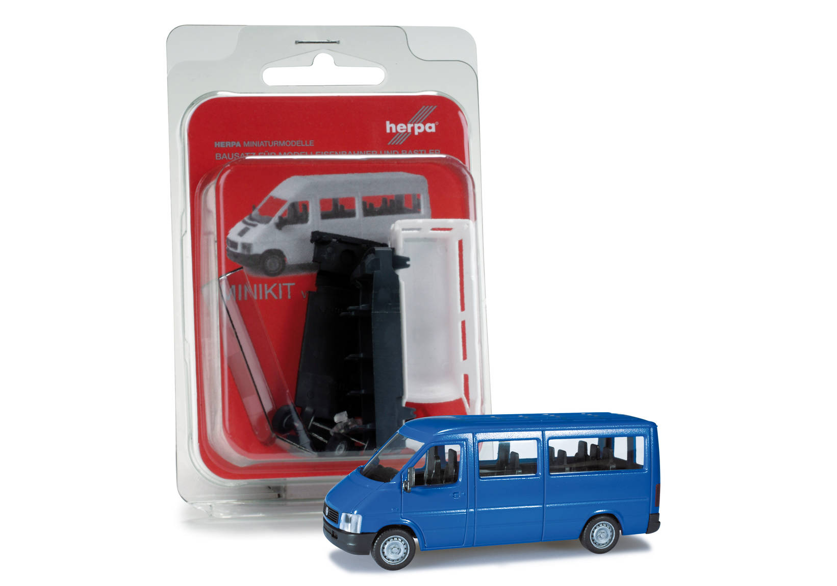 Herpa MiniKit: VW LT 2 bus, ultramarine blue