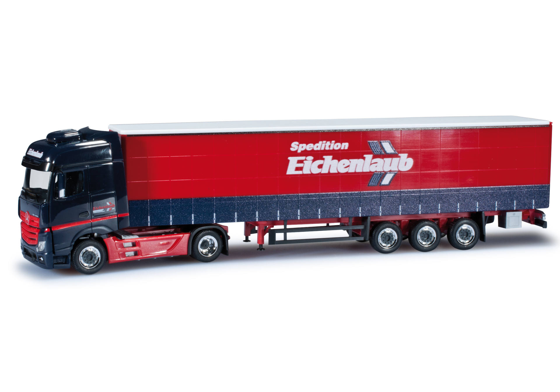 Herpa Mercedes Benz Actros Bigspace Gardinenplanen Sattelzug