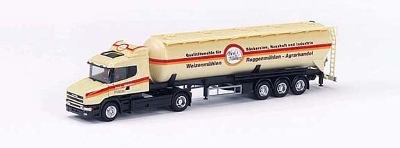 Scania Hauber '96 HL Kippsilo saddle train 2a/3a