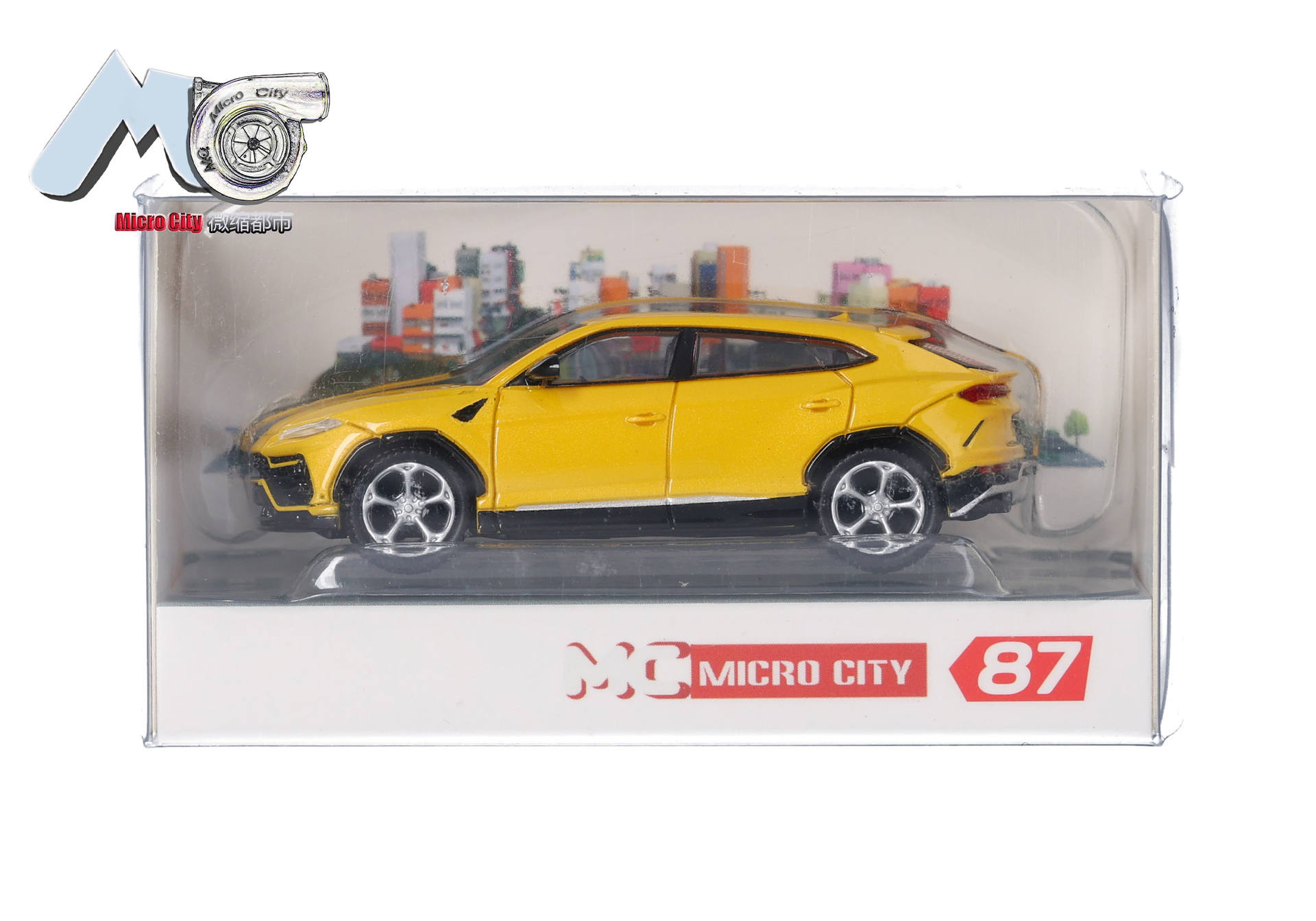 MicroCity: Lamborghini Urus, yellow
