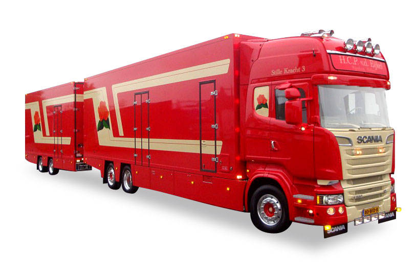 Scania R TL box trailer "HCP van den Eijkel"
