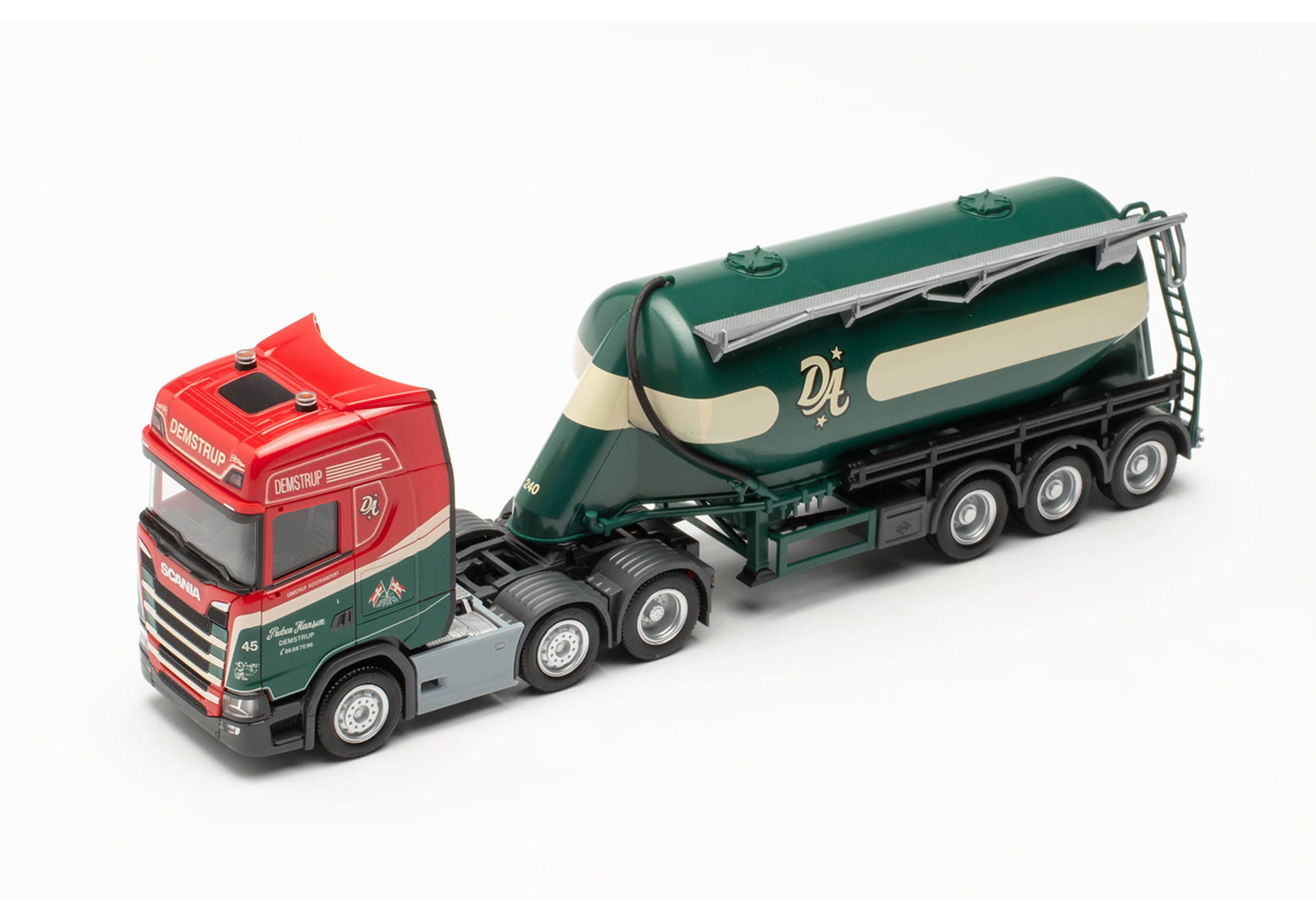 Scania CS 20 HD bulk semitrailer "Preben Hansen" (Danmark/Kjellerup)
