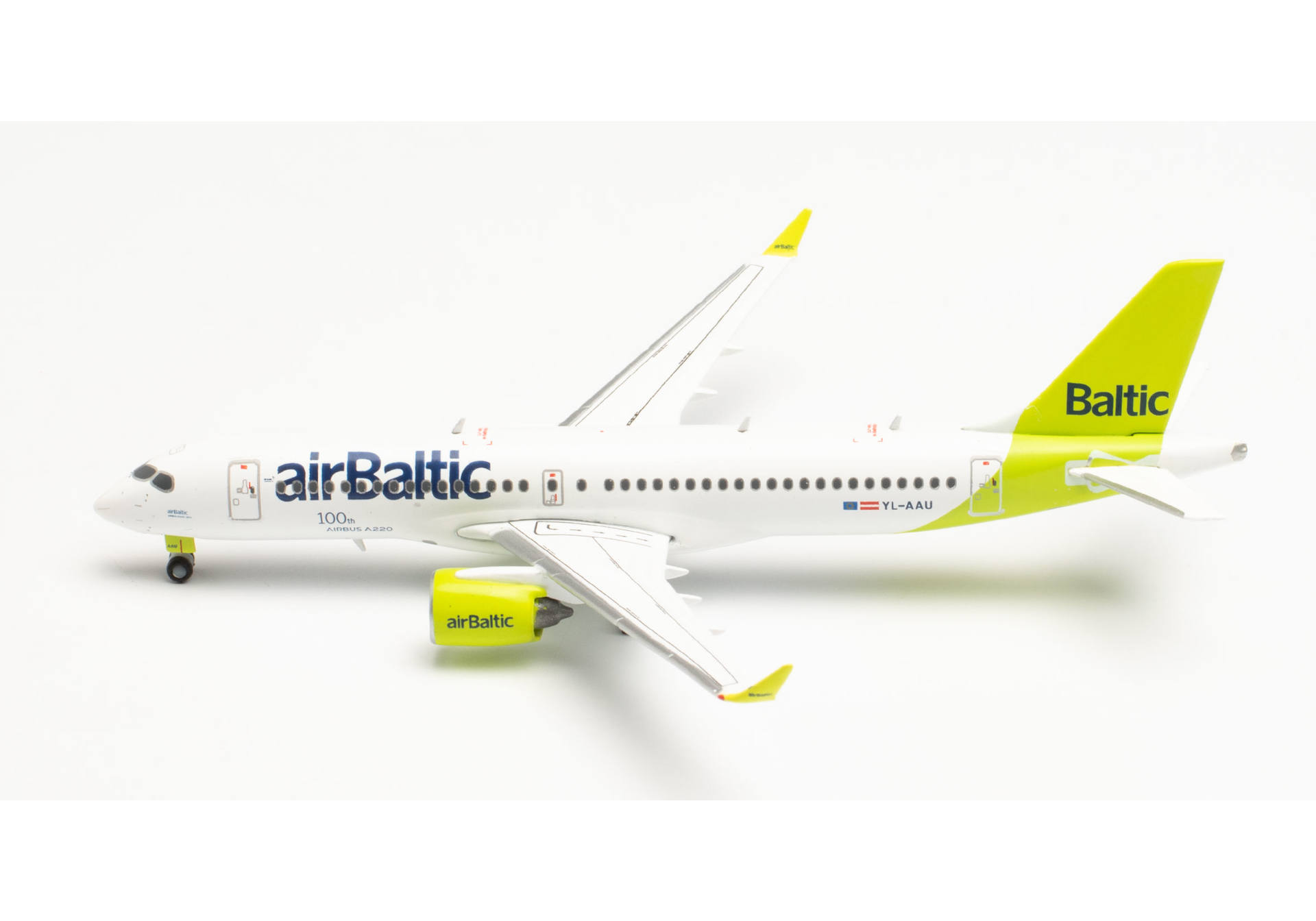 airBaltic Airbus A220-300 - new livery “100th A220” – YL-AAU