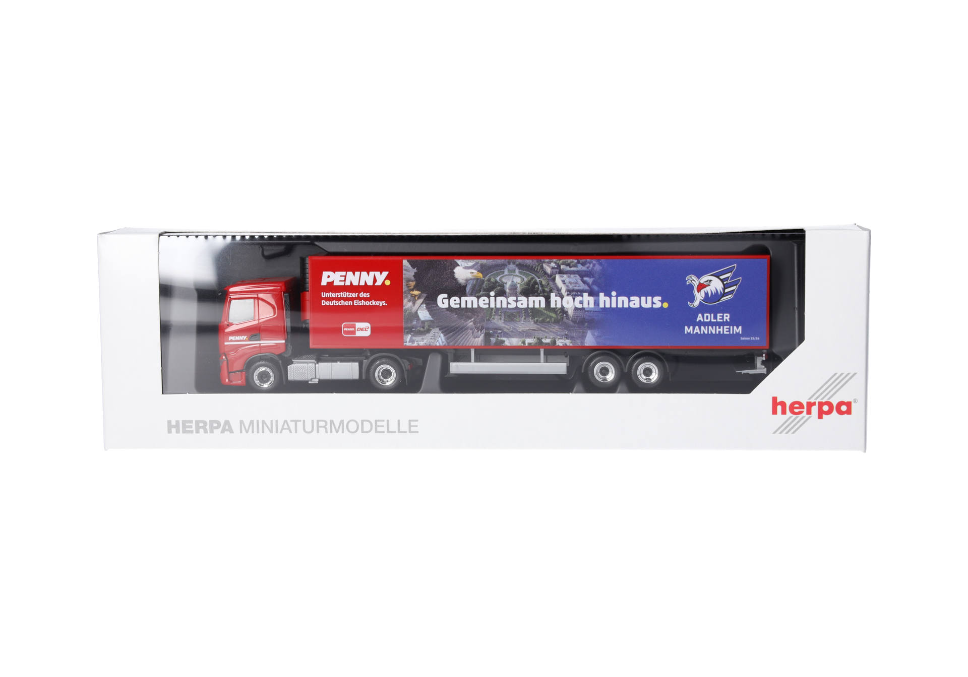 truck, trailer, diecast, model, red