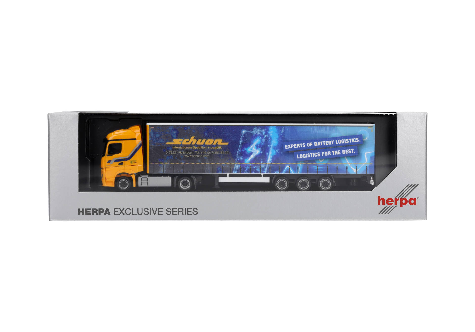 Mercedes-Benz Actros L 18 Streamspace Jumbogardinenplanen-Sattelzug "Schuon"