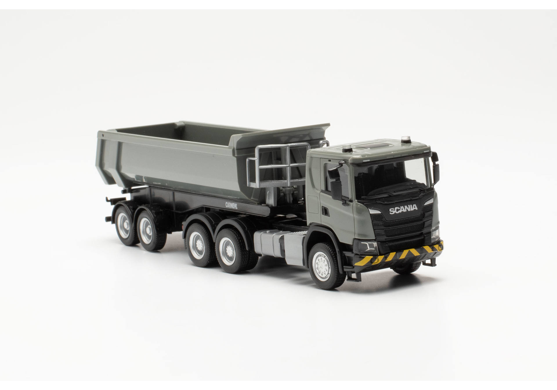 Scania CG 17 6x6 Rundmulden-Sattelzug 3achs/2achs, grau