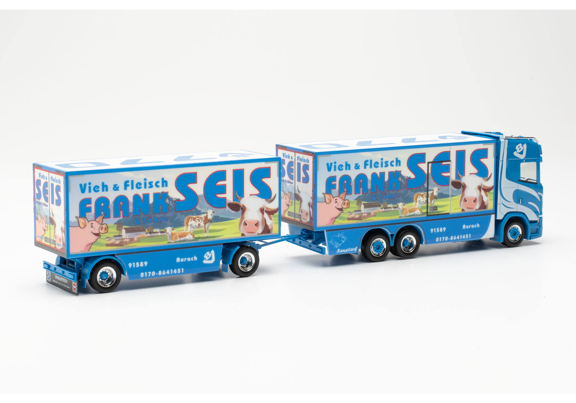 Scania CS 20 HD Kühlkoffer-Hängerzug "Frank Seis" (Bayern/Aurach)
