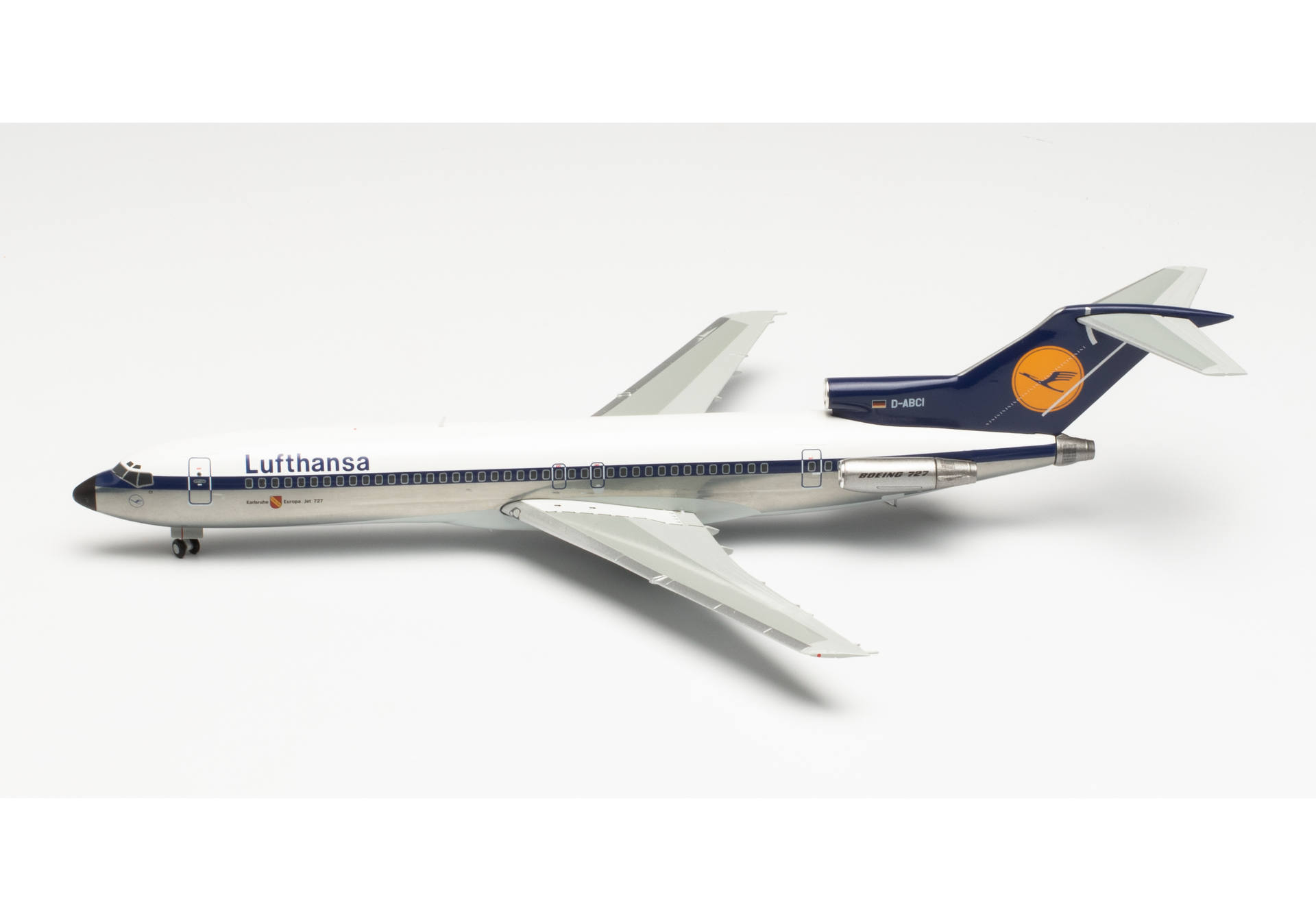 Lufthansa Boeing 727-200 - 50th Anniversary of 727-200 introduction at Lufthansa – D-ABCI “Karlsruhe“