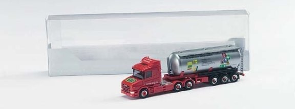 Scania Hauber '96 HL Kippsilo saddle train 40 CBM 2A/3A special box