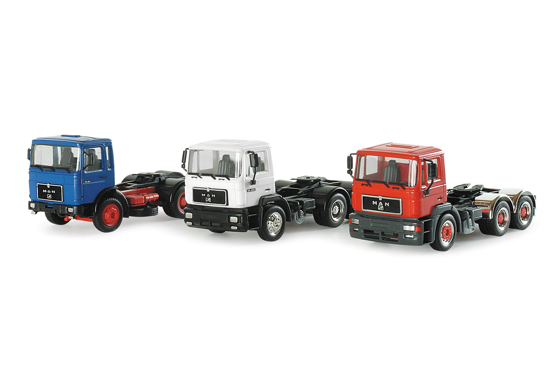 Truck set MAN 3-axle