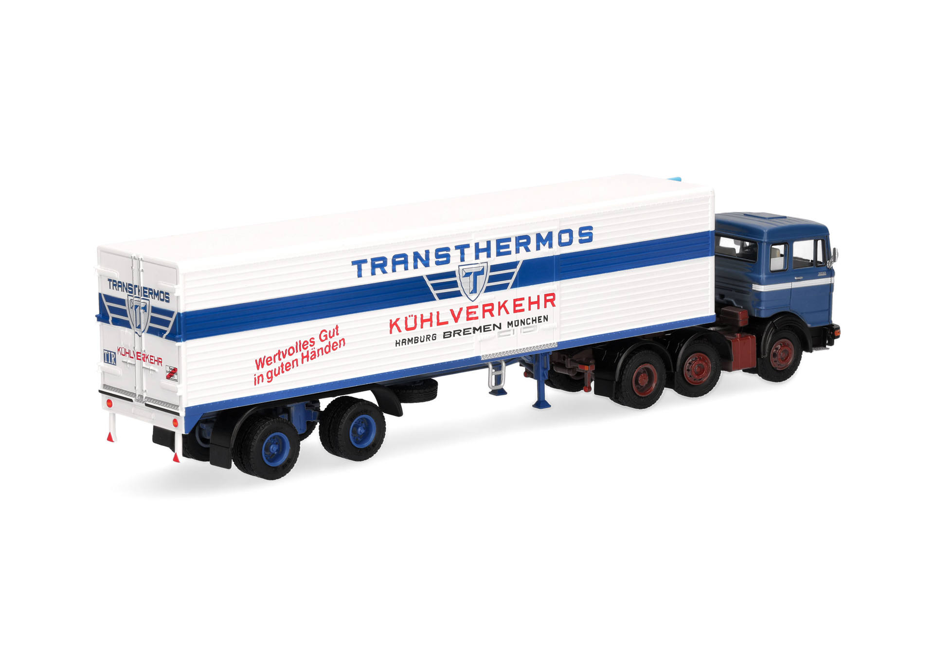 Mercedes-Benz LPS 2032 refrig. box semitrailer truck "Rathje/Transthermos" (Lower Saxony/Groß Meckelsen)
