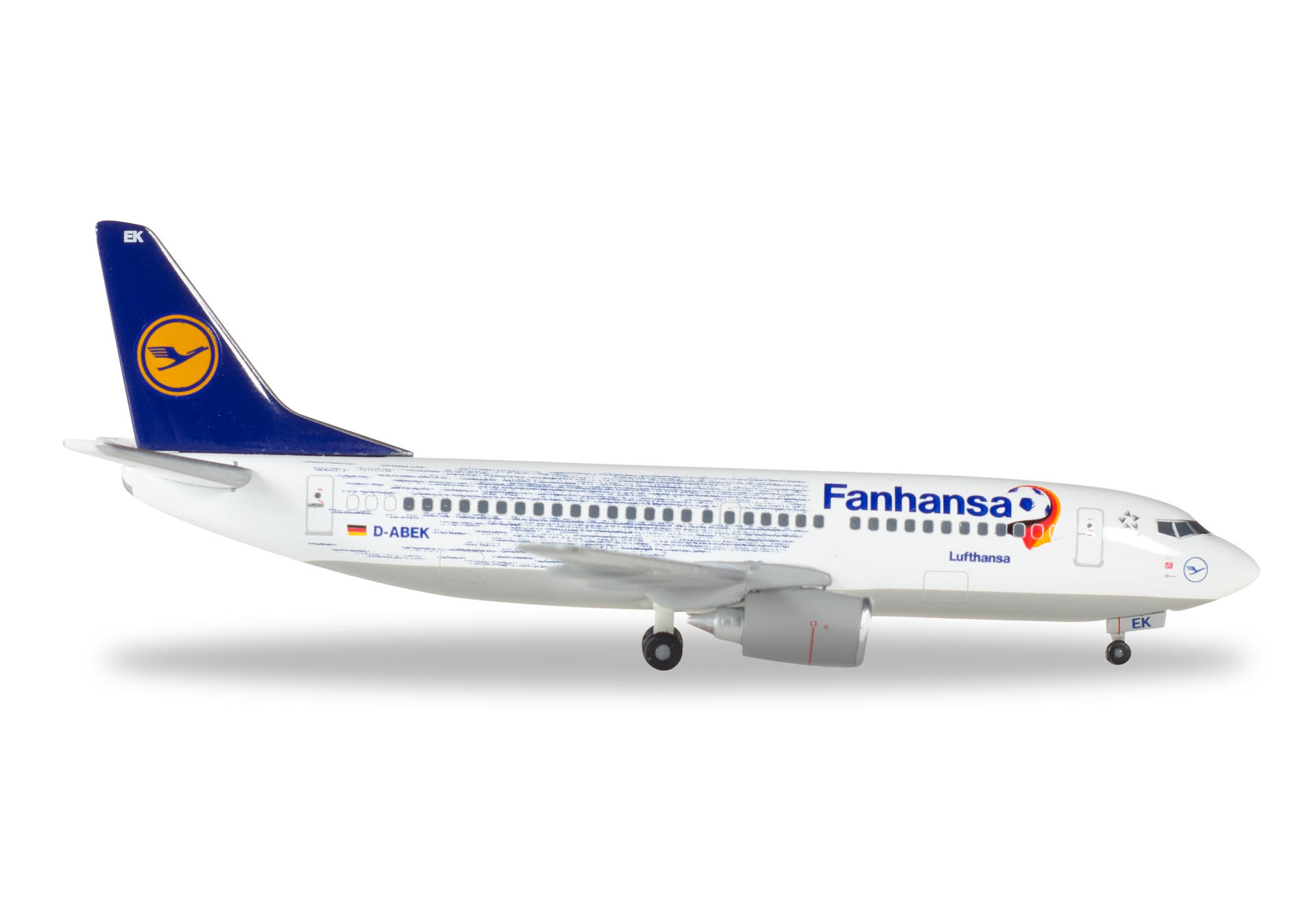 Lufthansa Boeing 737-300 inkl. Stand "Fanhansa"