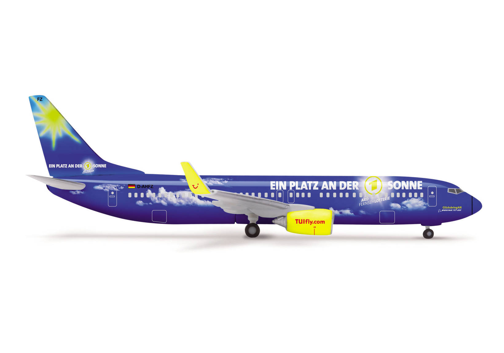 TUIfly Boeing 737-800 "ARD Fernsehlotterie - GlücksbringAir"