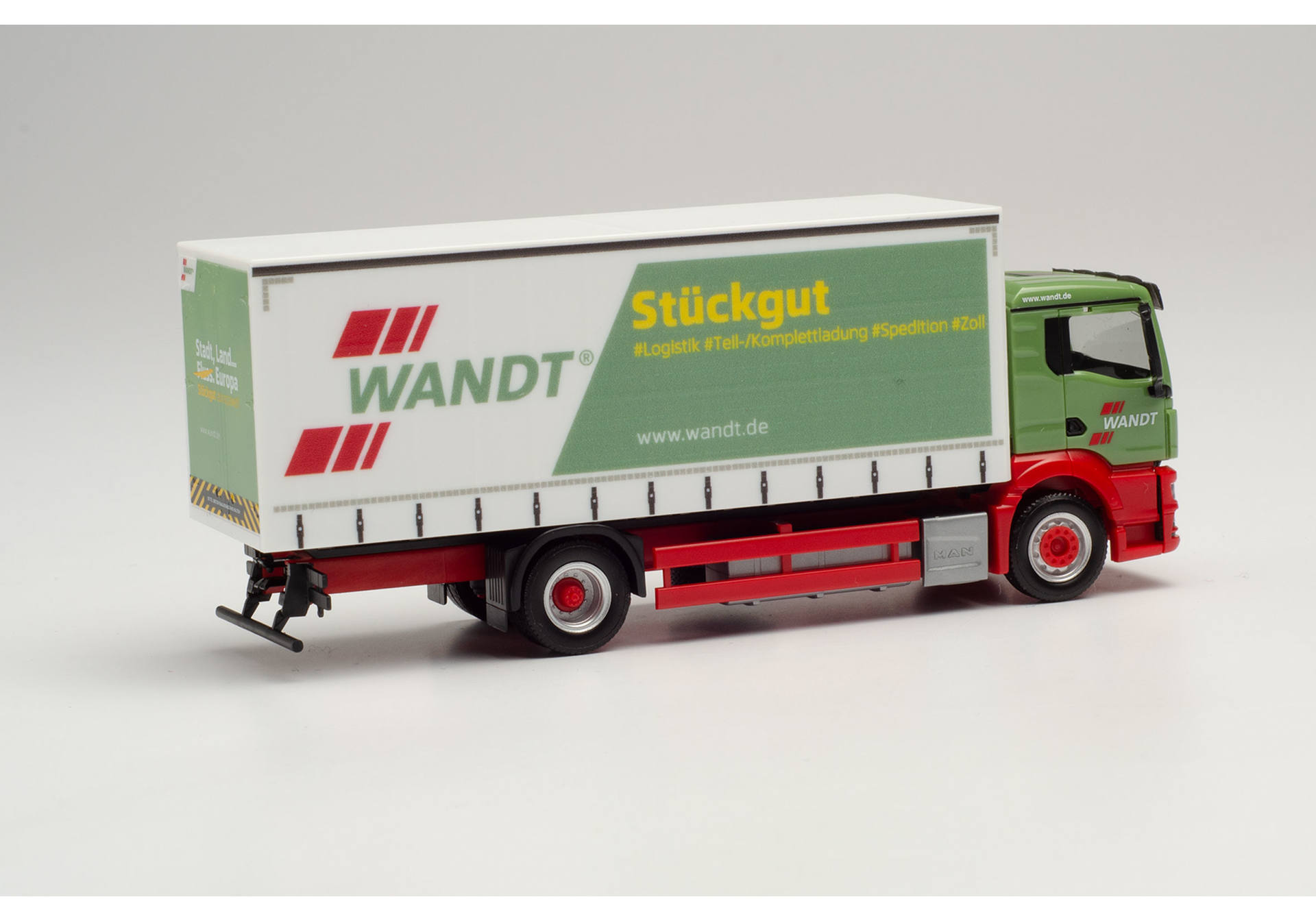 MAN TGS NN curtain canvas semitrailer truck "Wandt"