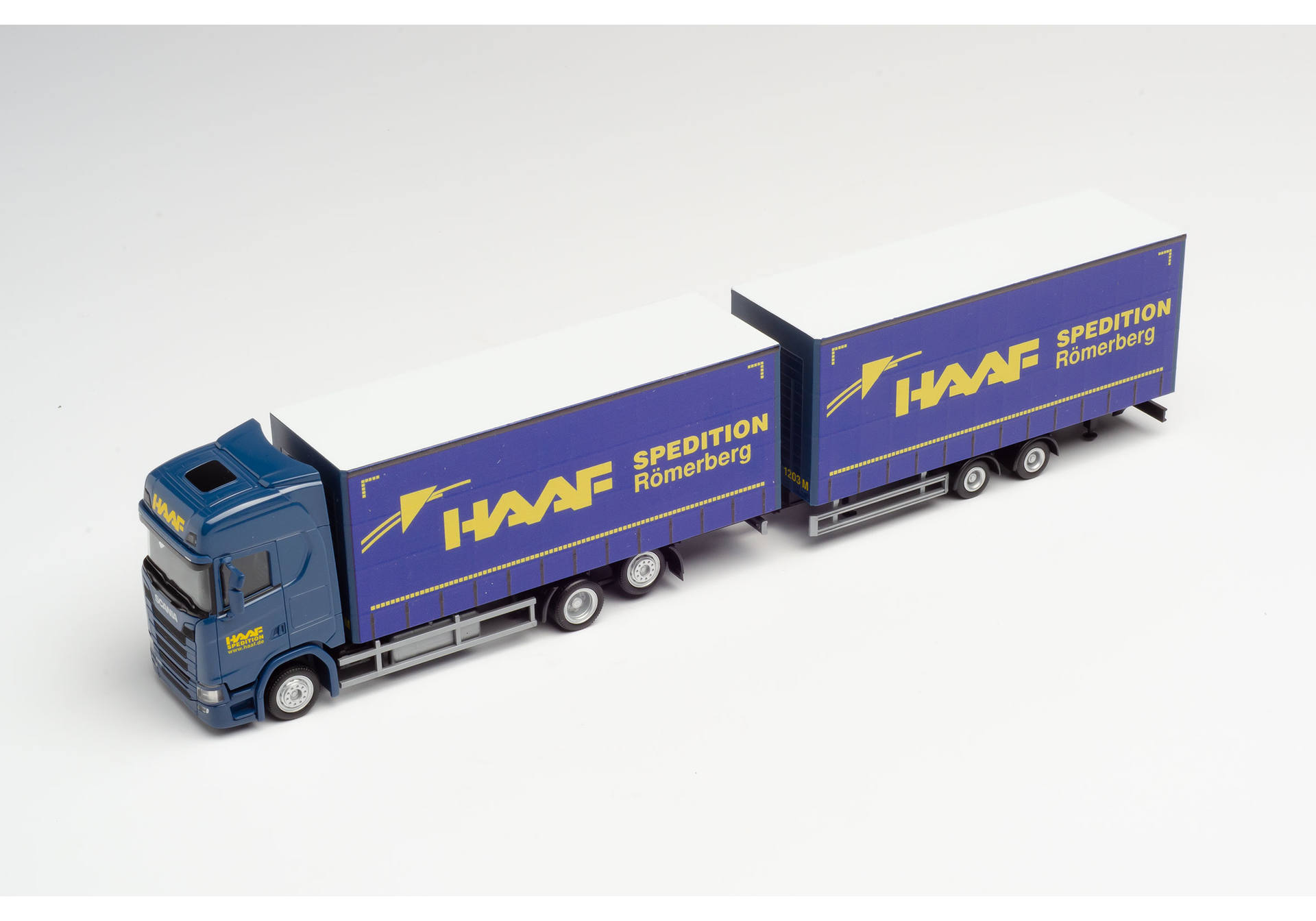 Scania CS 20 HD Volumen-Hängerzug "Haaf Spedition"