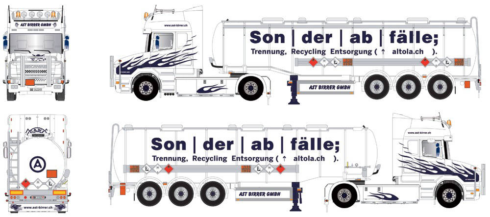 Scania conventional TL Tanksattelzug "Ast Birrer"