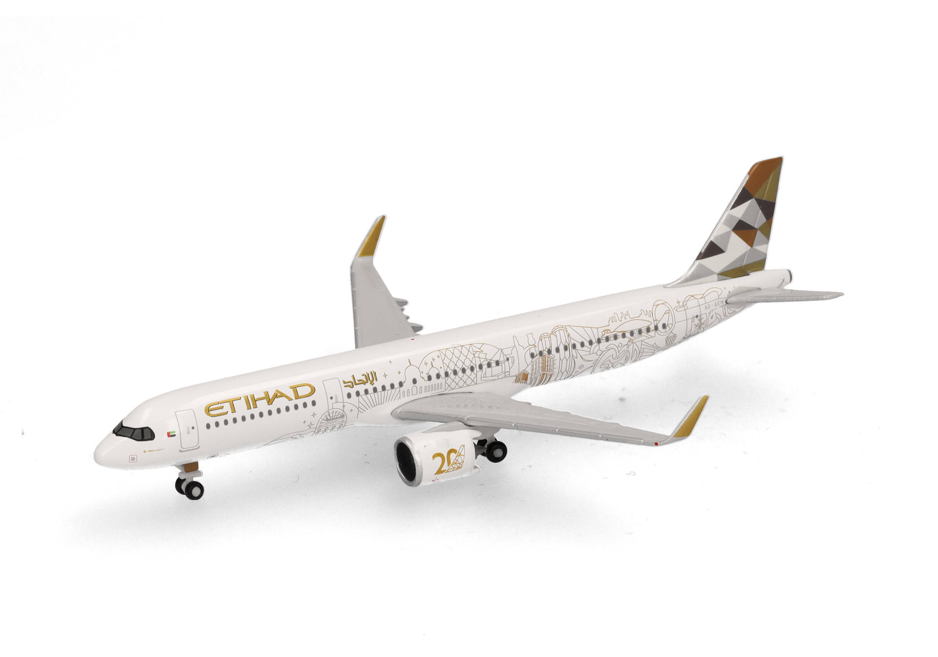 Etihad Airways Airbus A321neo - 20th anniversary - A6-AEN