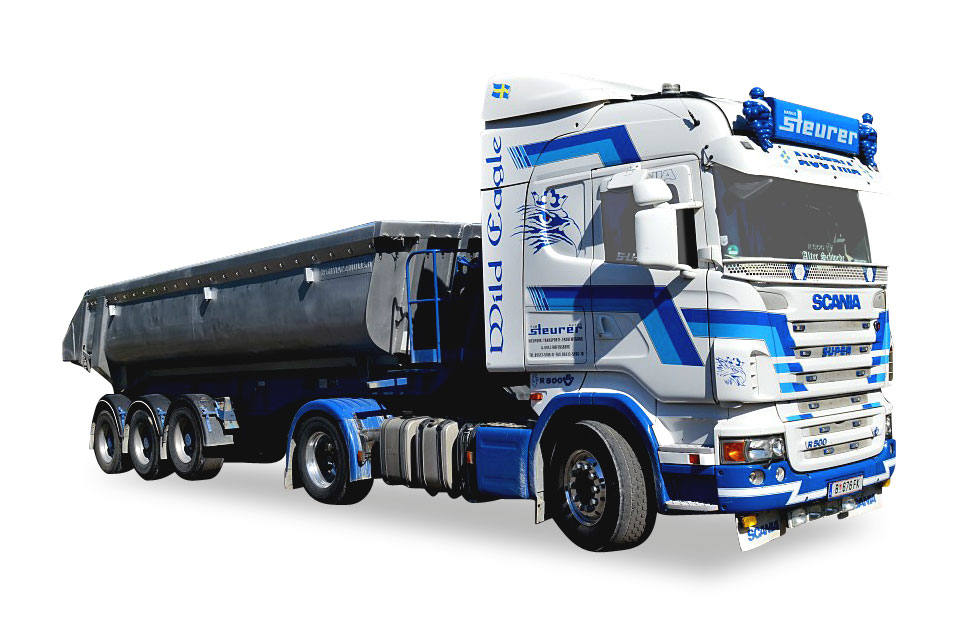 Scania R HL dump semitrailer "Steurer"