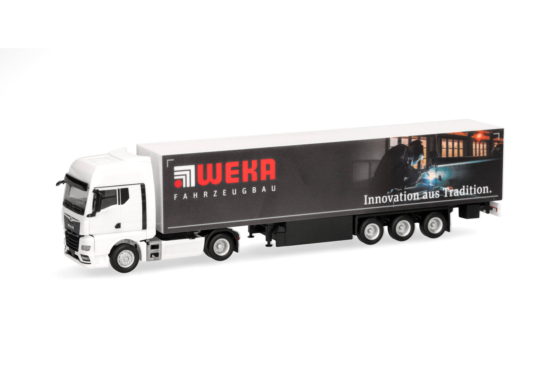 truck, trailer, semi-trailer, white truck, logo graphics