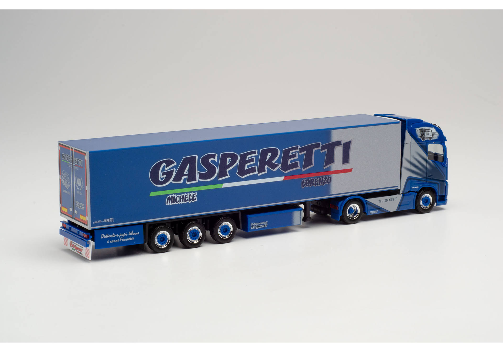 Herpa Volvo Fh Gl Xl Refrigerated Box Semitrailer Gasperetti