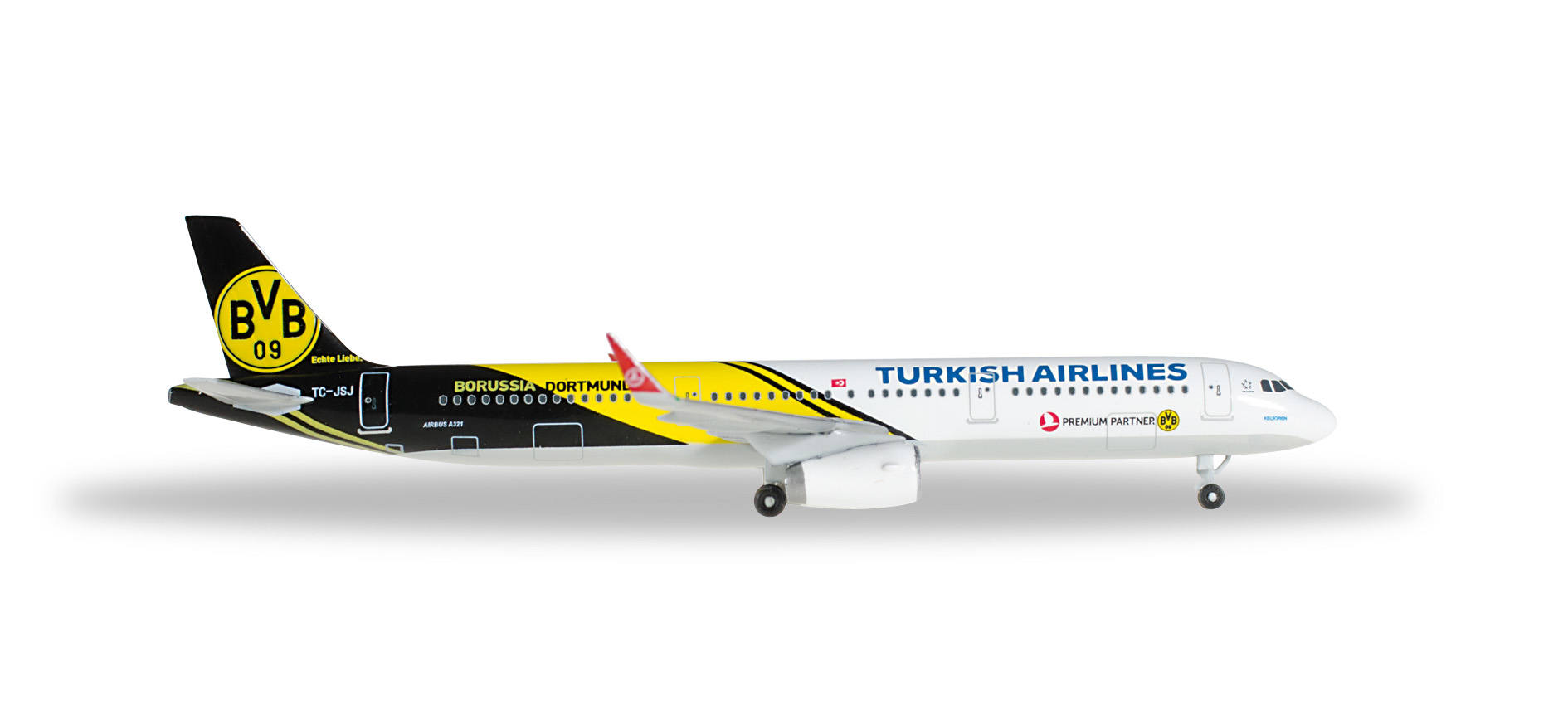 Turkish Airlines Airbus A321 "BVB 09 Borussia Dortmund"