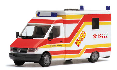 Mercedes-Benz Sprinter ambulance with a strobe structure