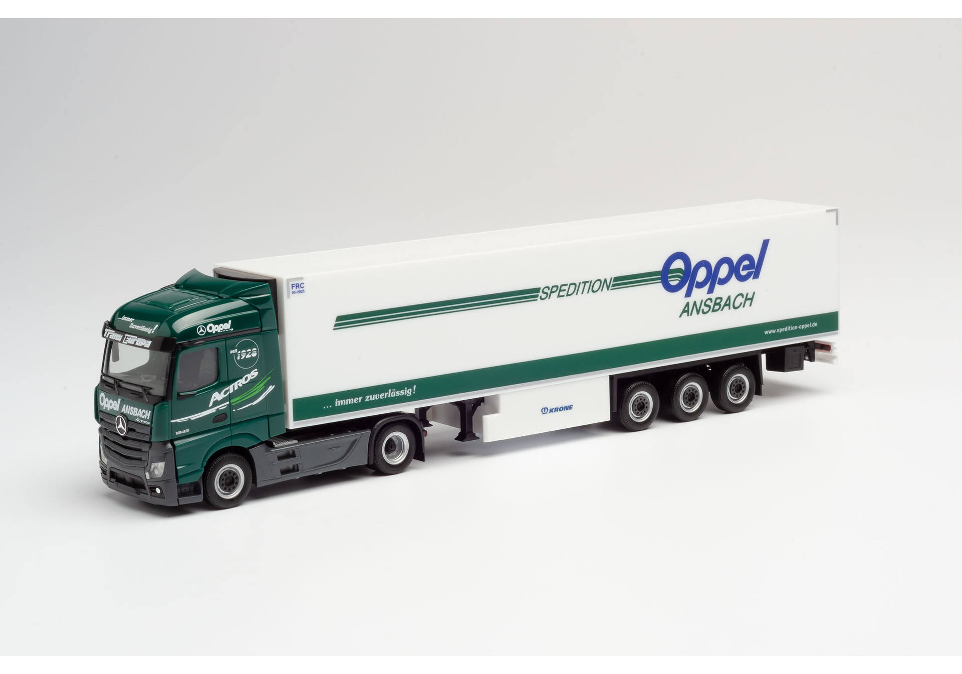 Mercedes-Benz Actros Streamspace 2.5 `18 refrigerated semitrailer´"Oppel Ansbach"