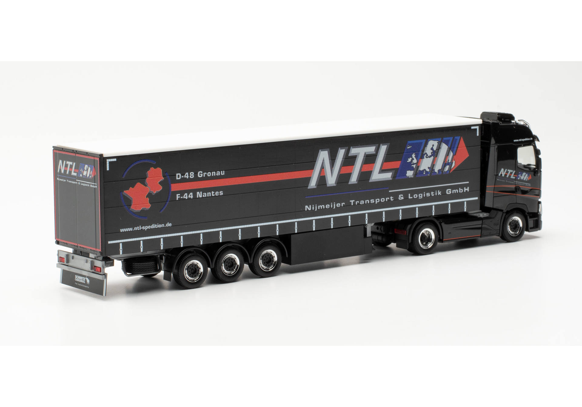 Renault T curtain canvas semitrailer "Nijmeijer NTL GmbH"